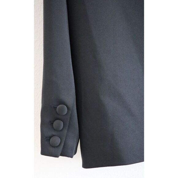 Lucy Paris BL-C959 Womens Sz XSmall Black Two Button Polyester Blend Blazer - Picture 6 of 7